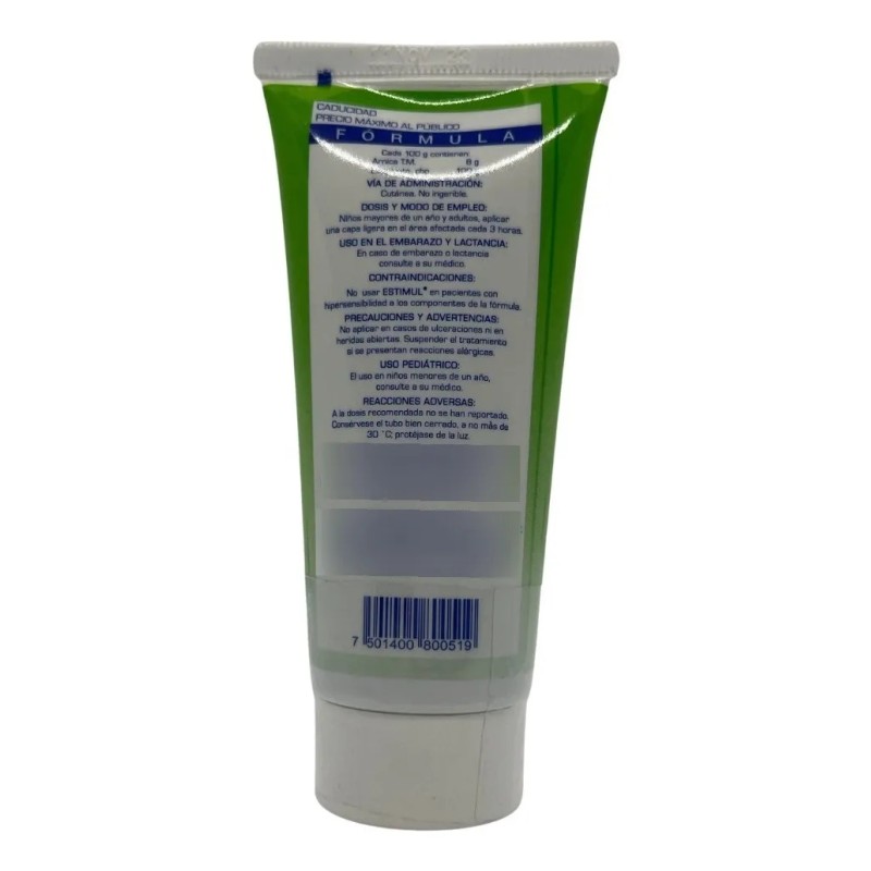 Gel Relajante Muscular De Árnica Estimul Nordin 60g