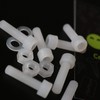 10x PVDF socket head, hex head, plastic machine screws, M5