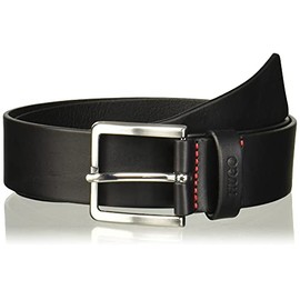 Hugo Men's Gionios Italian Belt, New Black, 105
