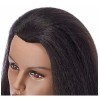 Hairlink Maniqui Cabeza Cabello Natural Negro 40 Cm Hairlink