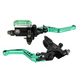 1 Pair Universal CNC Motorcycle Hydraulic Clutch Brake Pump Master Cylinder