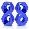 JGGZONE 4PCS Aluminum Wheel Hex Hub Extenders Adaptor Combiner Coupler