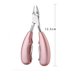 Nail Clippers for Thick Nails, Professional Heavy Duty Toenail Clippers for Adults, Older Men, Red