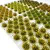 Woohome 32 PCS Miniature Grass Cluster, Field Green Static Grass