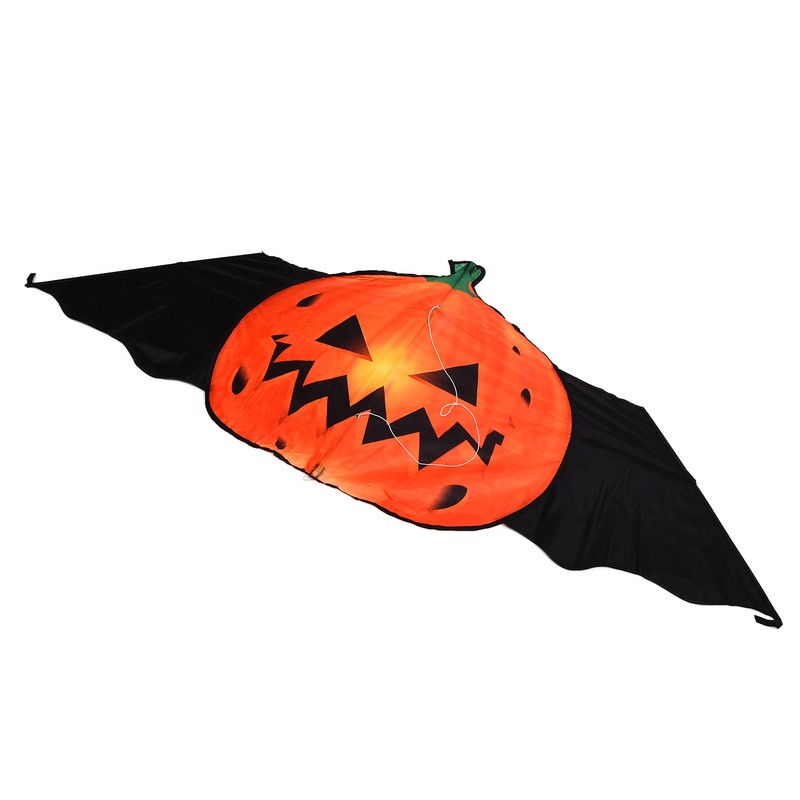 Children Cartoon Devil Pumpkin Kite Super Size 210T Polyester Kite