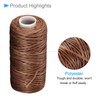 CoCud Leather Sewing Threads, 55 Yards 150D/1 mm Thread, Polyester