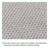 sourcing map Microfiber Dish Drying Mat, 15.75" x 11.82" Dishes