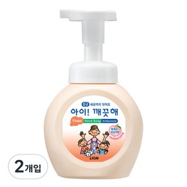 iClean Antibacterial Foam Hand Soap Peach Fragrance, 250ml, 2 Pieces / 아이깨끗해 항균 폼 핸드솝 복숭아향, 250ml, 2개