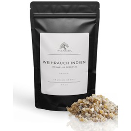 Frankincense Tütsü Frankincense Incense for Smoking 50 g from India Boswellia Serrata - High-Quality Incense Resin for Raunnights & Rituals Naturally Pure Smoke for Relaxation & Meditation