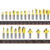 Router Bits Set 1/2 Shank - BAIDETS 35 PCS Router