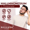 HALLMAGNESIUM L-Threonate 2000mg - Calm Magnesium Powder, Magnesium Capsules for