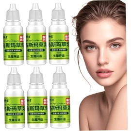 6 esencias de extracto de hierba Usma líquido nutritivo para el crecimiento cilios para cabello pestañas y cejas.
