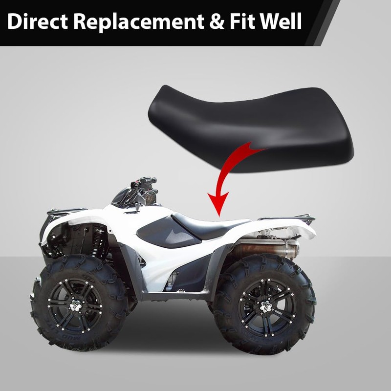 PIT66 Black PVC Leather Seat Cover Compatible with Honda 2000-2006