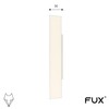 Pack of 2 Single Heating Pipe Rosette for Stand Consoles,