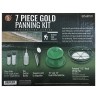 7 Piece Gold Silver Panning Kit Set Sifter Pan Snifter