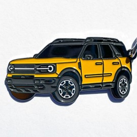 Ford Bronco Sport Keychain - Orange