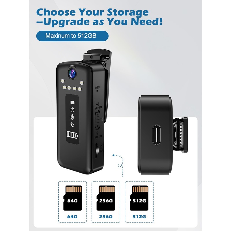 SPIKECAM Body Camera A1 No Card