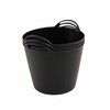 BiGDUG Plastic Flexi Tubs (26 Litre) - Pack of 5