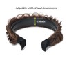 STHEJFB Wide Braided Headband Hoop Fashion Hair Accessories Elastic Non-slip