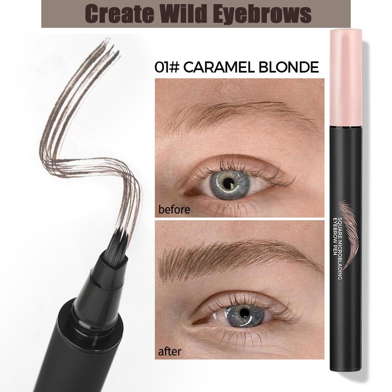 Microblading Liquid Eyebrow Pen - Micro Line, Tint, Filling the