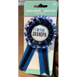 Unbranded REWARD RIBBON “I’M THE GRANDPA”  NEW GRANDPARENT  BABY SHOWER GIFT IDEA