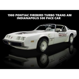 1980 Pontiac Firebird Turbo Trans Am New Metal Sign: Indy 500 Pace Car