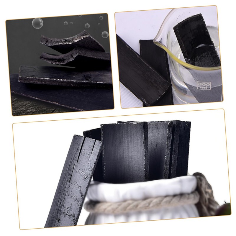 Mikinona Bamboo Charcoal Water Tablets Bamboo Slices Odor Absorber Multi-use