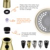 TIORIY Kitchen Faucet Head Replacement with 15 Adapters, 3 Modes