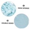 Baluue 2pcs Double Sided Loofah Exfoliating Mitt Bath Body Scrubber