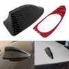 Carbon Fiber Shark Fin Roof Car Antenna Radio FM/AM Antena