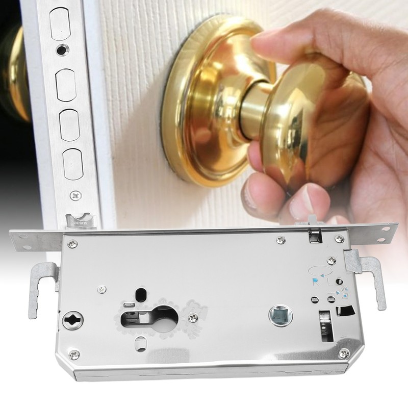 Security Lock Body SUS Steel 2 Hole Anti Theft Universal