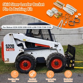 Pin and Bushing Kit 6805453 6577954 7139943 225855 665170 6729358 9 17C660 619021 85D6 for Bobcat S220 S250 S300 S330 A300 T250 T300 T320 Skid Steer Loader Bucket Lower Upper (20Pcs)