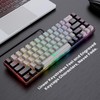 GEODMAER 65% Gaming Keyboard, Wired Backlit Mini Keyboard, Ultra-Compact Anti-Ghosting