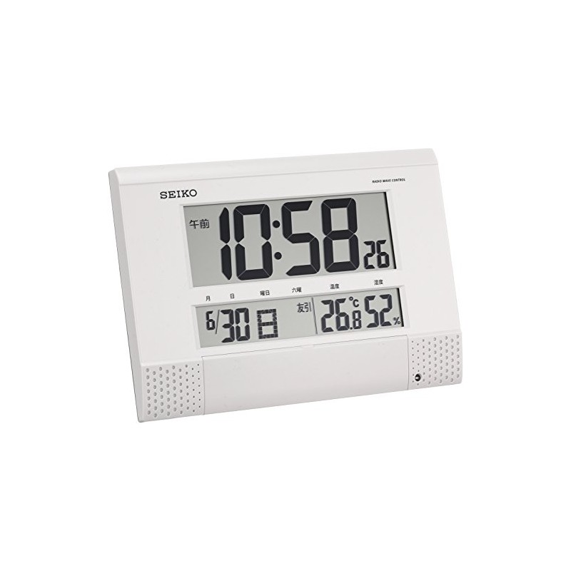 Seiko clock wall clock 置ki時計 Women Atomic Digital Programmable Function