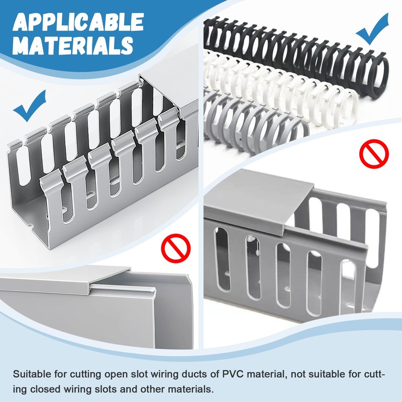 MXBAOHENG Wire Duct Cutter Tool PVC Trunking Cutter Machine for