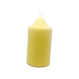 BearNaturalOrganics Organic Pure Natural Beeswax Pillar Candle 1.75 inch x 2.5inch
