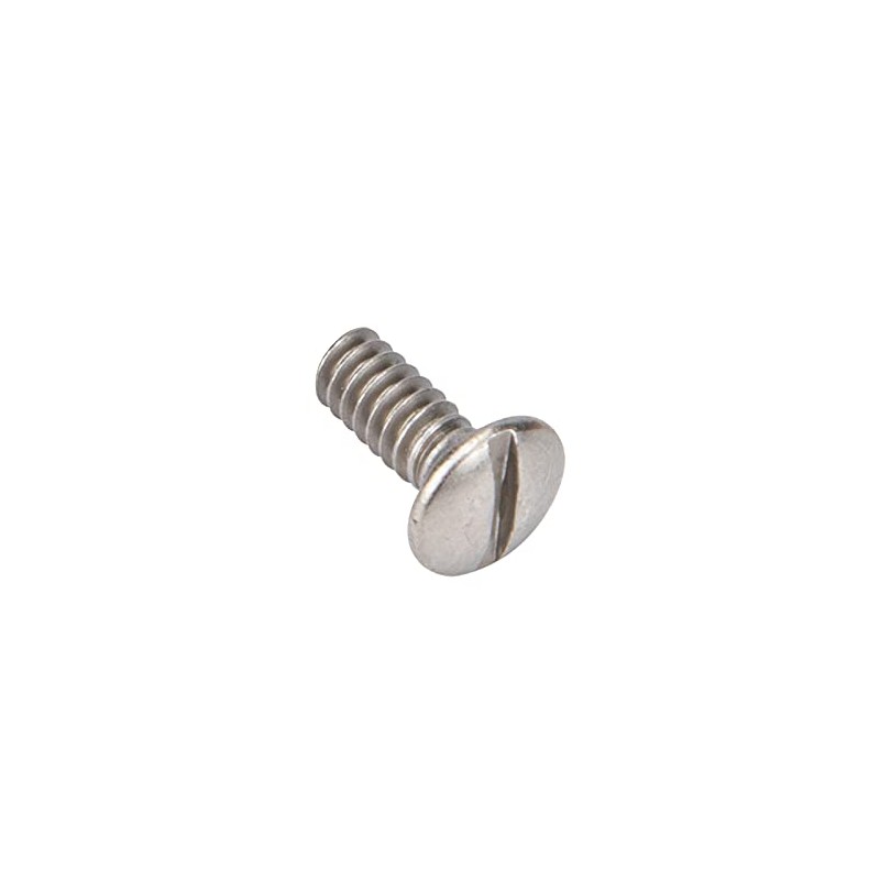 Henne Bery 3/8" Long 6-32 Thread, Oval Head Milled Slot