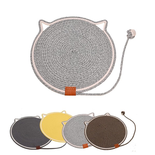 Cat Scratching Pad, Natural Cotton Rope Cat Scratch Mat, 16.9''