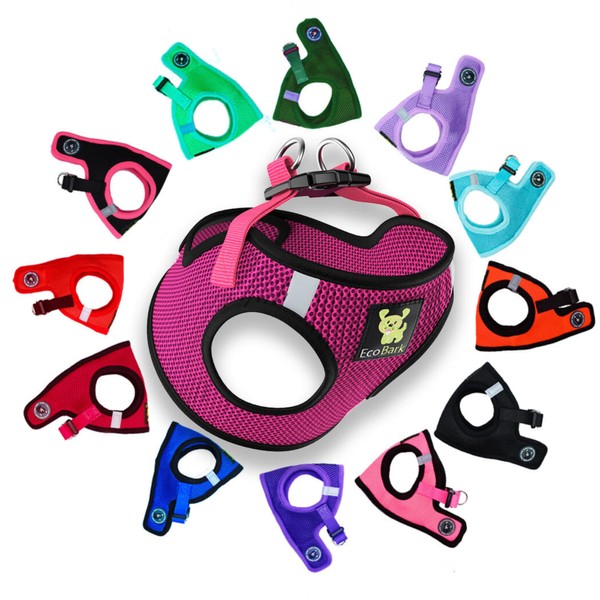 EcoBark Step in Dog Harness Reflective Soft Ultra Padded Mesh