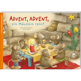 Advent, Advent, ein Mäuslein rennt: Poster-Adventskalender