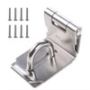 BuxiuGK 90 Degree Security Hasp Lock Device 4 Inch for