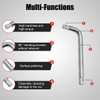 Titanium Alloy Hex Key Wrench Spanner, Non-Magnetic, High/Low Temp Stable,