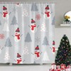 CJWLKJ Merry Christmas Shower Curtains for Bathroom 72 x 72