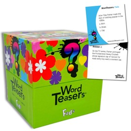 ? WORD TEASERS Fads Trivia Card Game for Kids & Adults – Fun Quiz for Family Game Night – 150 Question Cards & Conversation Starters