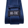 Hi-Tie Mens Tie Lapel Pin Set Pocket Square Cufflinks Woven