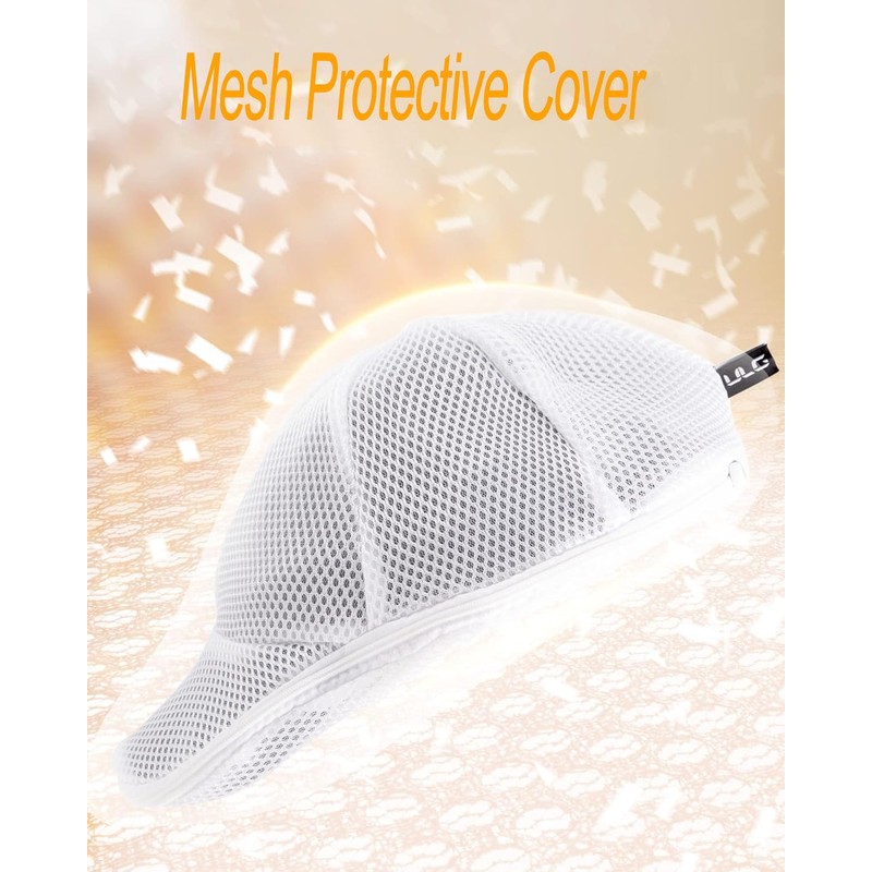 Yeanifeana Mesh Hat Washer, Protective Ball Cage for Washing Baseball