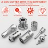 BAIFULAI 6 Piece Hook Wrench Set, 6 Sizes C-Shaped Wrench
