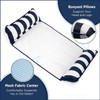 2 Pack - DxZephious Aquatic 4-in-1 Hammock Pool Float &