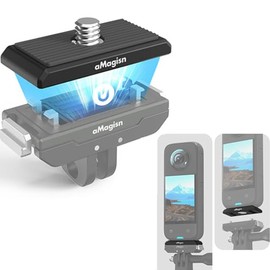 LICHIFIT 1/4" Screw Extension Bracket for Insta360 Ace/Ace Pro for Insta360 X4 / X3 for GoPro Hero 12/11 Camera Metal Base Support Adapter Accessories