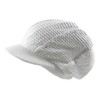 RW 100% Cotton Slouchy Beanie Visor (White)